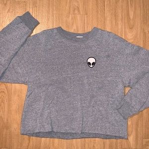 brandy melville - cropped crewneck